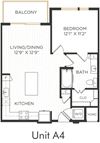 Aura Avery Ranch Apartments A4 Floor Plan Aura Avery Ranch Apartments A4 Floor Plan